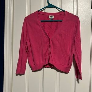 Old Navy size large cropped cardigan